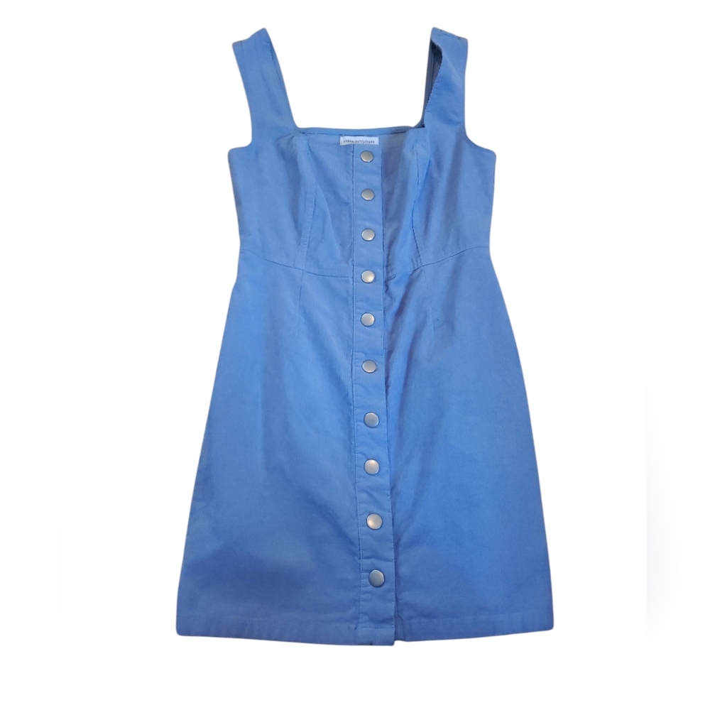 Urban Outfitters Blue Corduroy Mini Dress Size 4